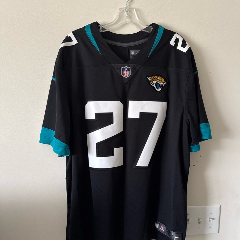 NFL Black and Teal Men's Jersey